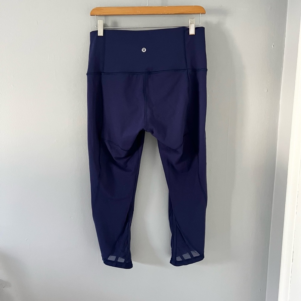 Lululemon Size 10 Blue Purple Leggings